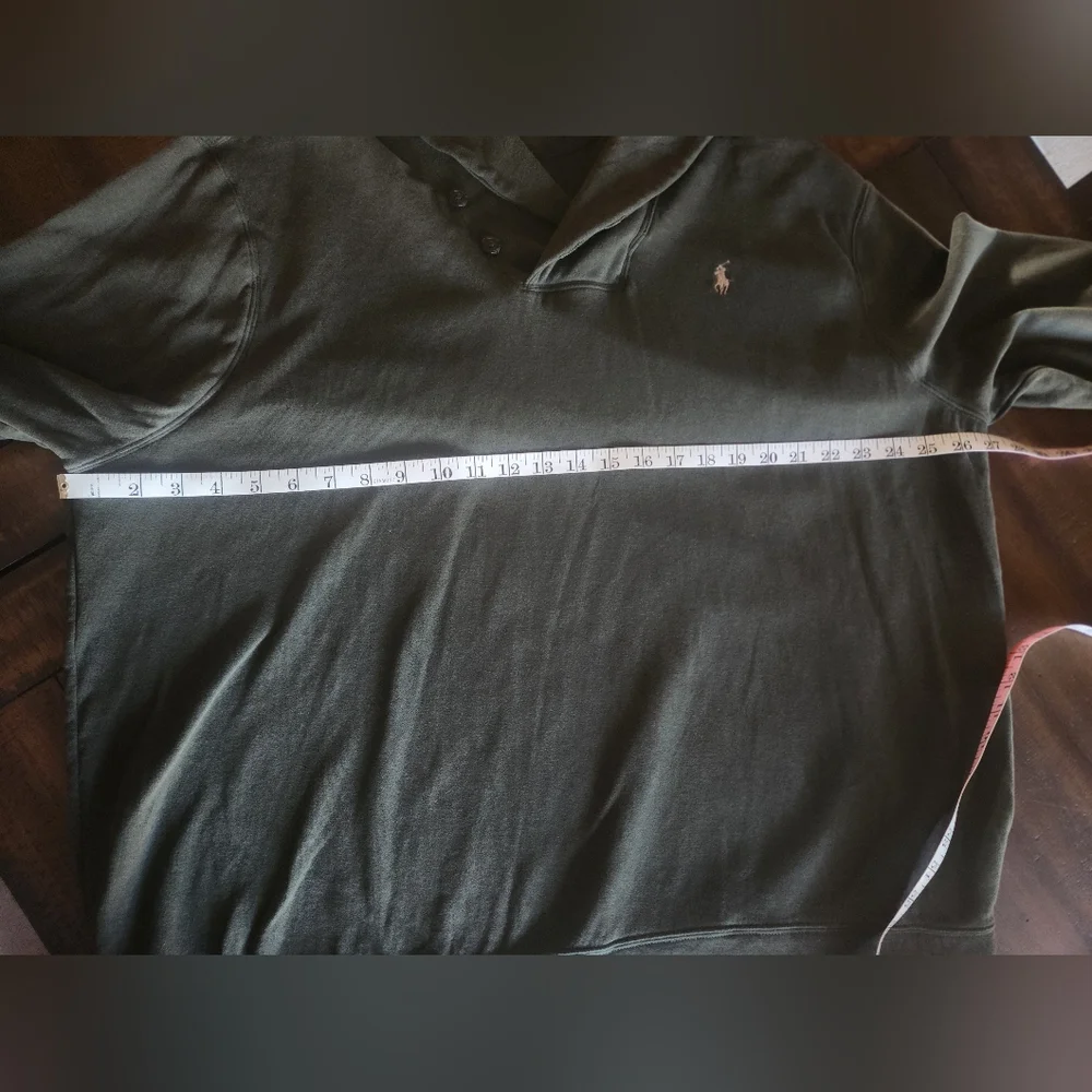 Polo by Ralph Lauren Dark Green V Neck Pullover‎ XXL